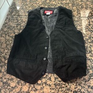 Vintage Wrangler ,Hero Men's Black genuine leather,size M